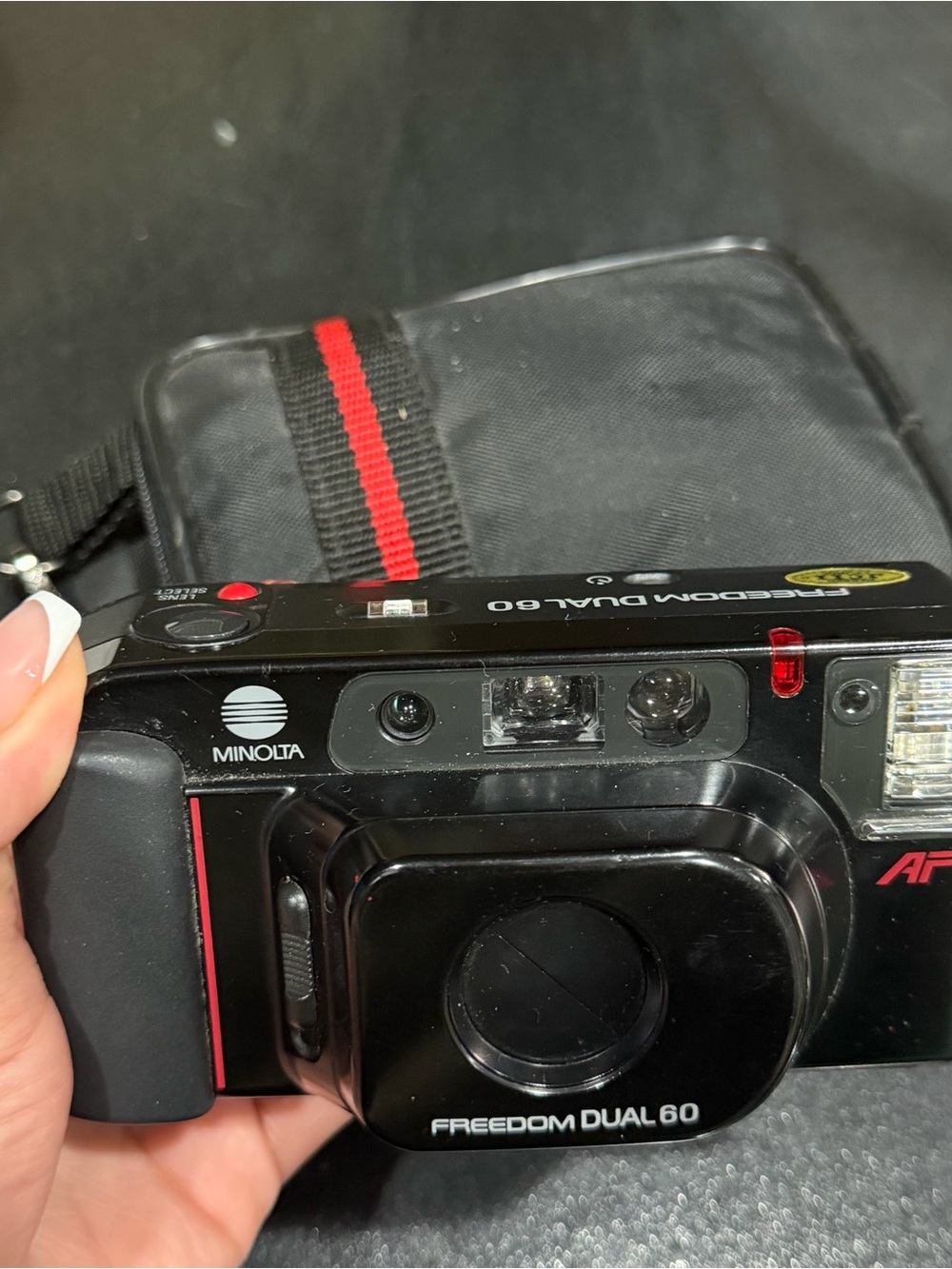 Minolta Freedom Dual 60 Compact Film Camera - Black